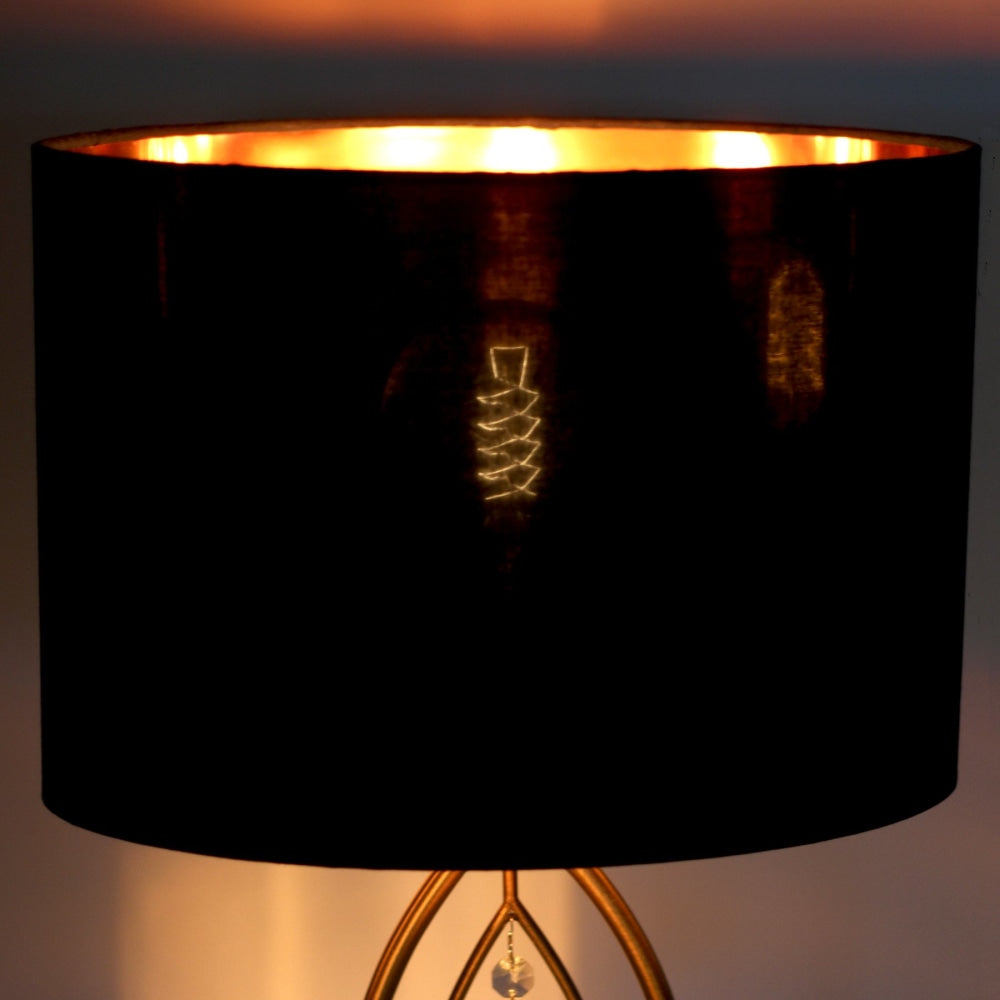 Victor Modern Elegant Table Lamp Desk Light - Brass & Black Fast shipping On sale