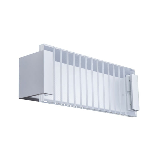 VIENNA Wall Light Interior Surface Mounted 12W Rectangular Matte White 3000K with Frosted Ribbed Diffuser 803LM Lamp Fast shipping On sale