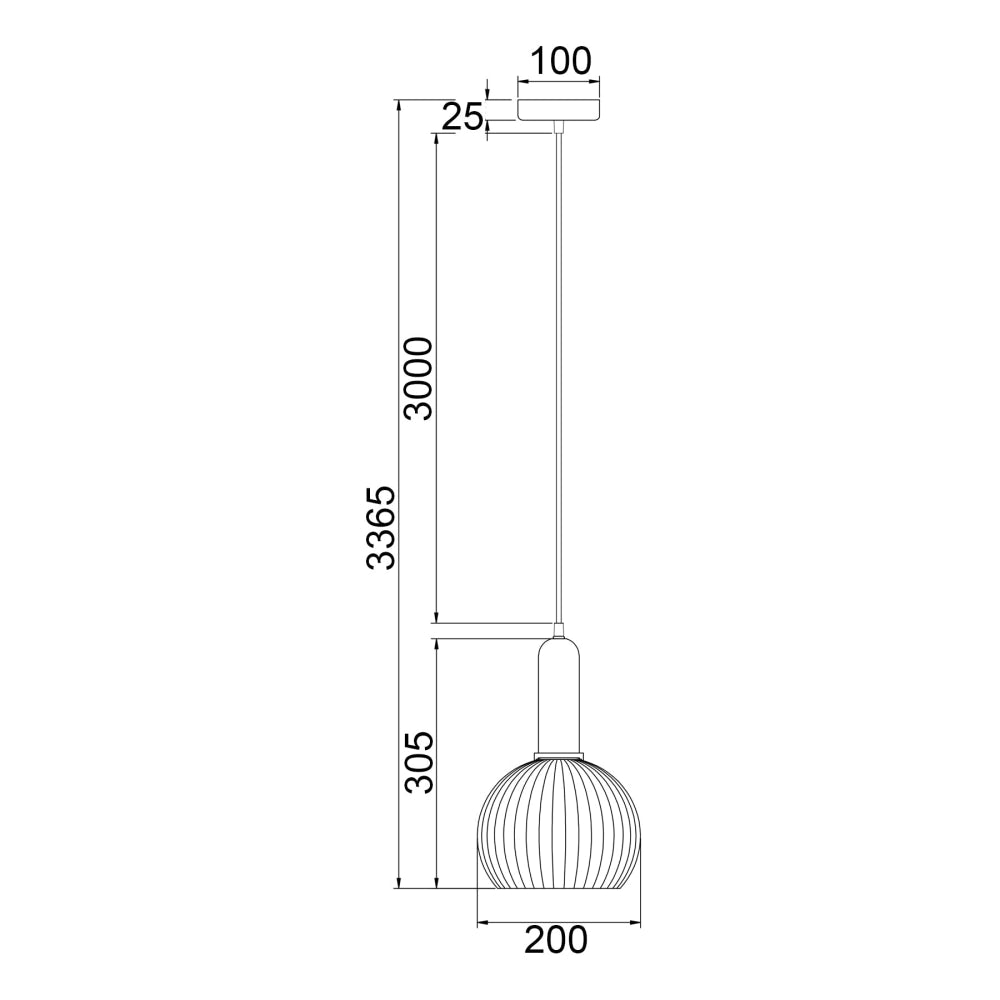 VINTAJ Pendant Lamp Light Interior ES Amber Glass Wine OD200mm Fast shipping On sale