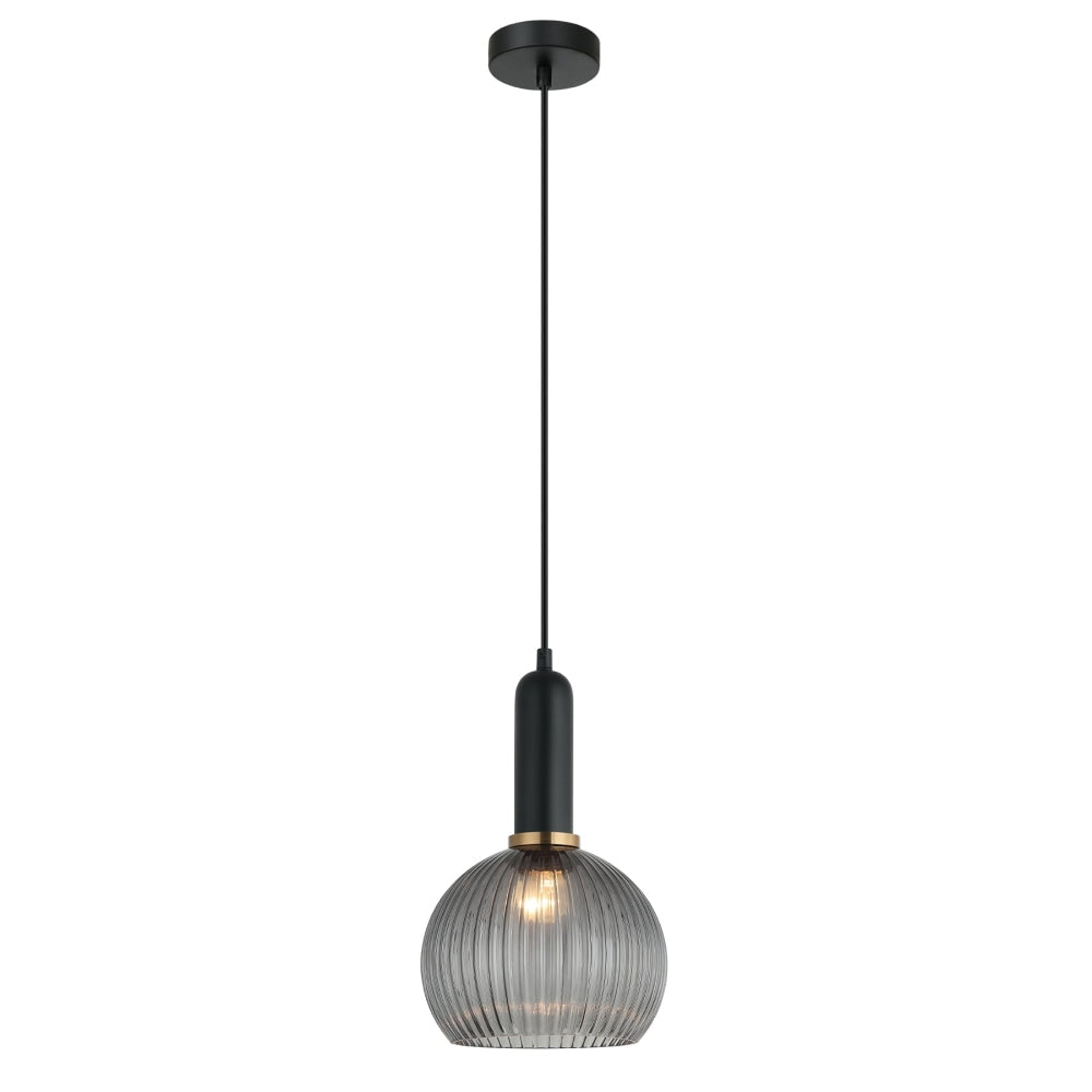 VINTAJ Pendant Lamp Light Interior ES Blk Smoky Glass Wine OD200mm Fast shipping On sale