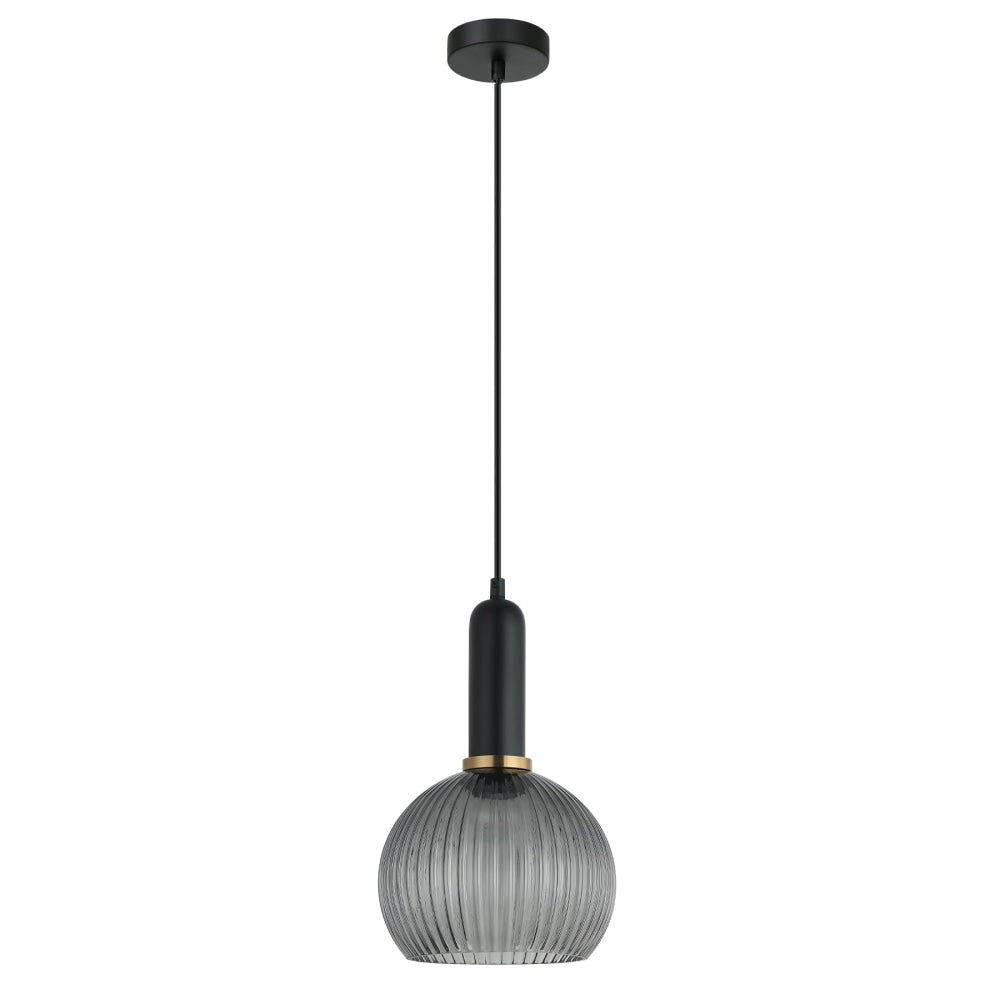 VINTAJ Pendant Lamp Light Interior ES Blk Smoky Glass Wine OD200mm Fast shipping On sale