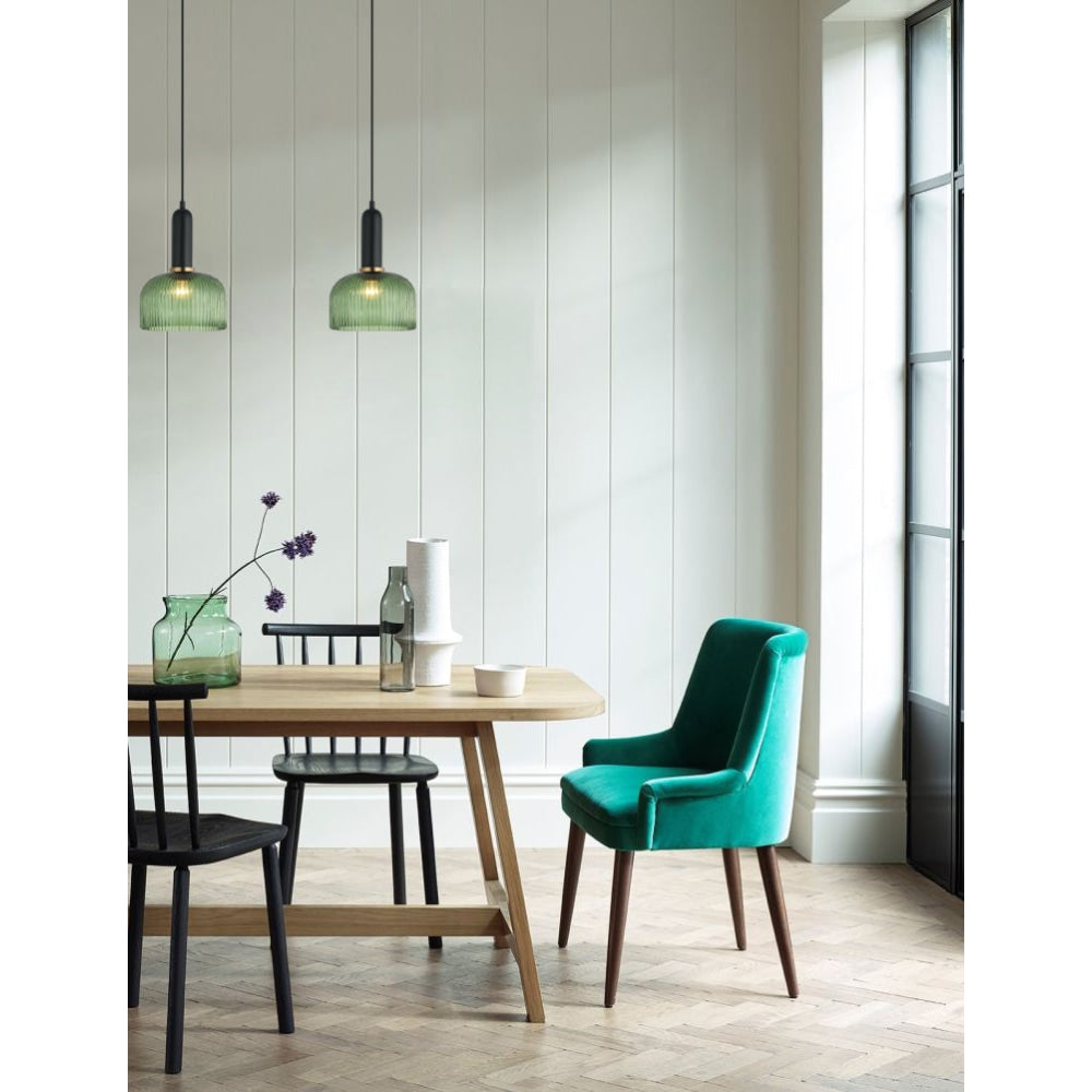 VINTAJ Pendant Lamp Light Interior ES Green Glass Dome OD200mm Fast shipping On sale