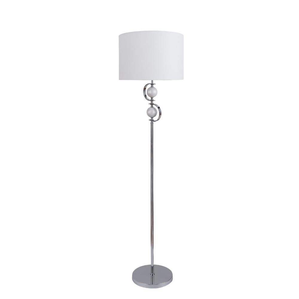 Virtue Modern Elegant Free Standing Reading Light Floor Lamp - White Fast shipping On sale