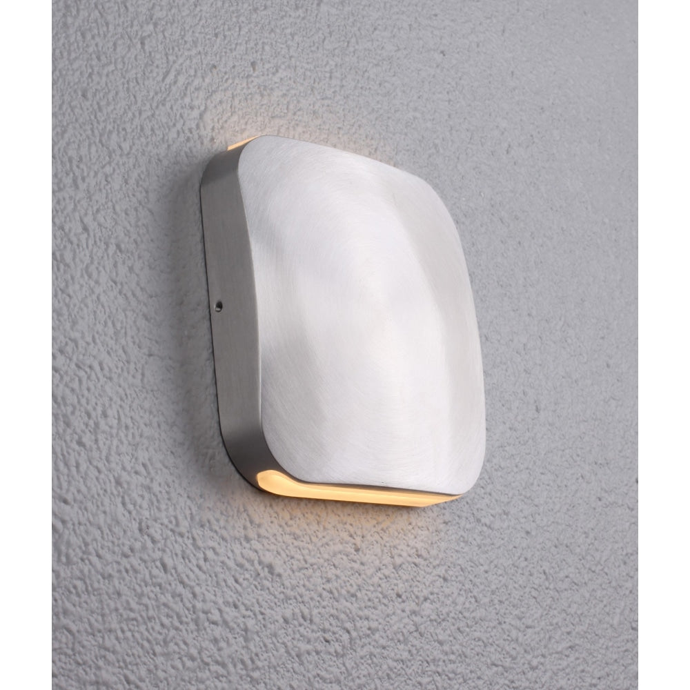 VOX Wall Light Surface Mounted Up/Down 9W Square Polished Alu 3000K IP54 737LM Lamp Fast shipping On sale