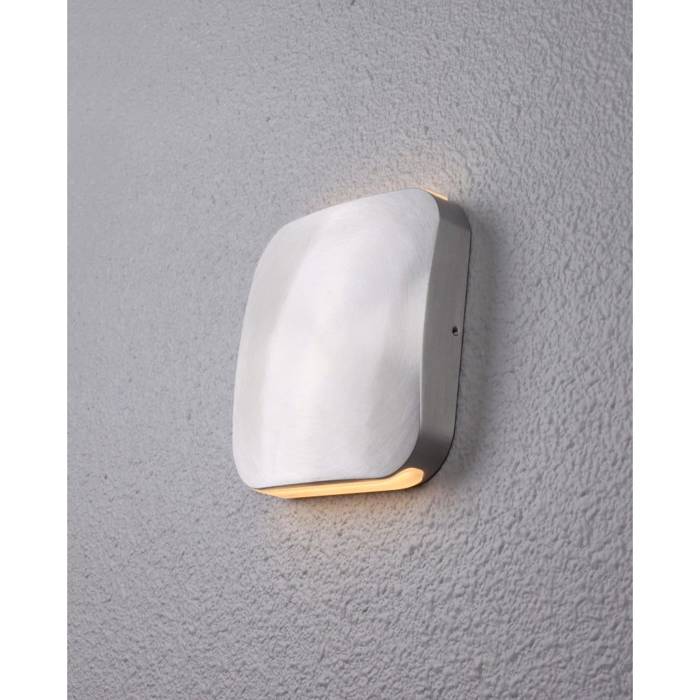 VOX Wall Light Surface Mounted Up/Down 9W Square Polished Alu 3000K IP54 737LM Lamp Fast shipping On sale