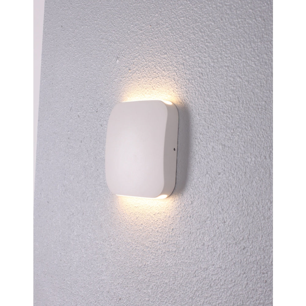 VOX Wall Light Surface Mounted Up/Down 9W Square Sand 3000K IP54 737LM Lamp Fast shipping On sale
