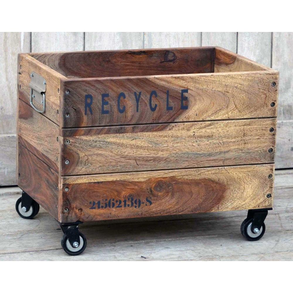 Wagon Industrial Rustic Basket On Cast Iron Wheels Decor Fast shipping sale