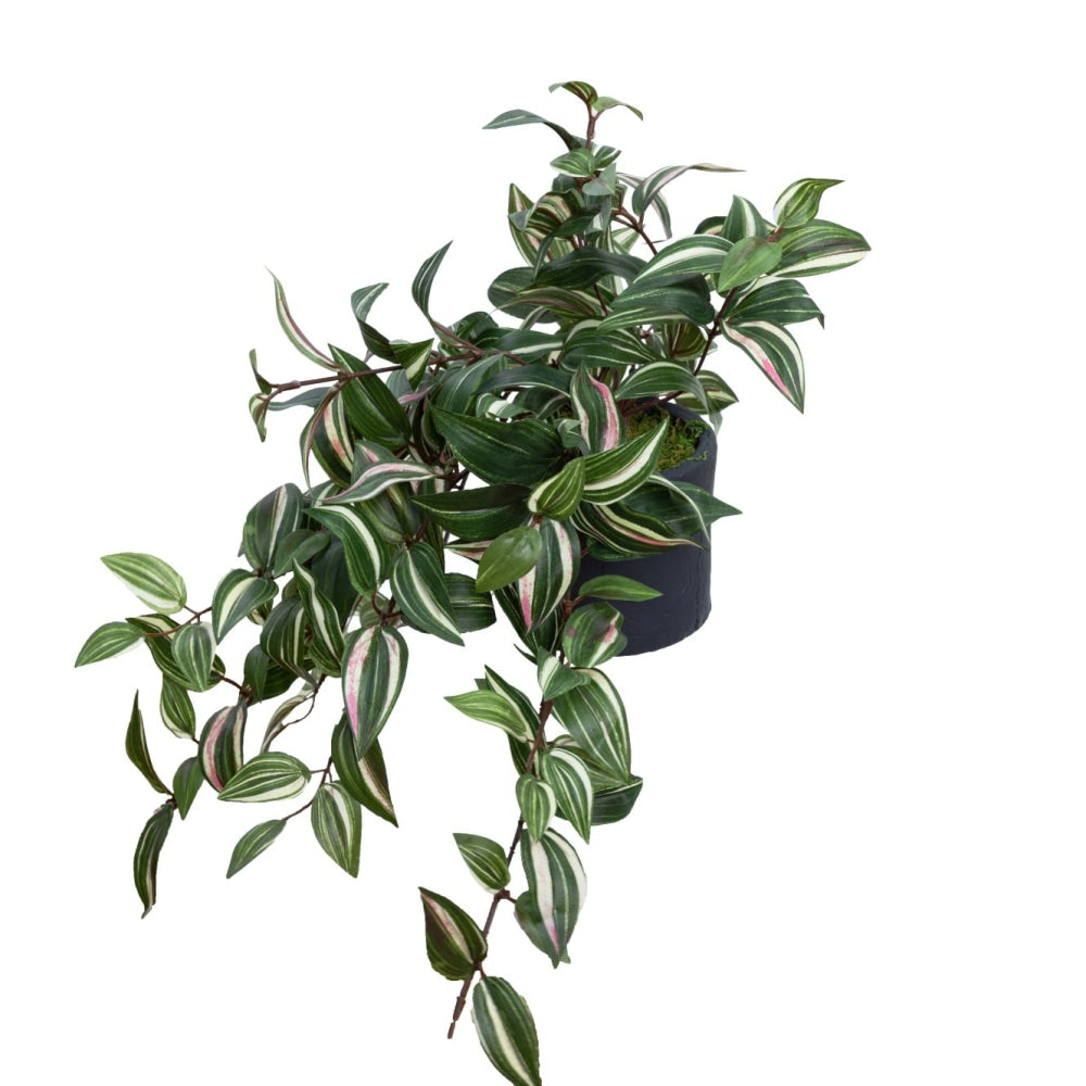 Wandering Jew Artificial Fake Plant Decorative Arrangement 45cm In Pot Green Fast shipping On sale