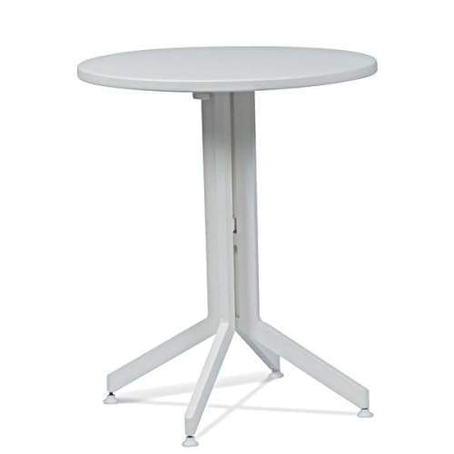 Wanika Outdoor Round Table 60CM DIA - White Frame Furniture Fast shipping On sale