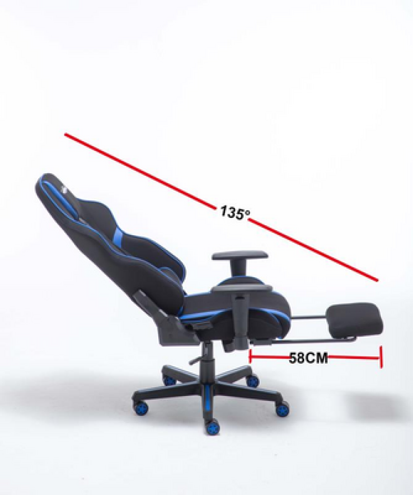 WarFrame Iron Man Gaming Computer Office Chair - Blue Fast shipping On sale