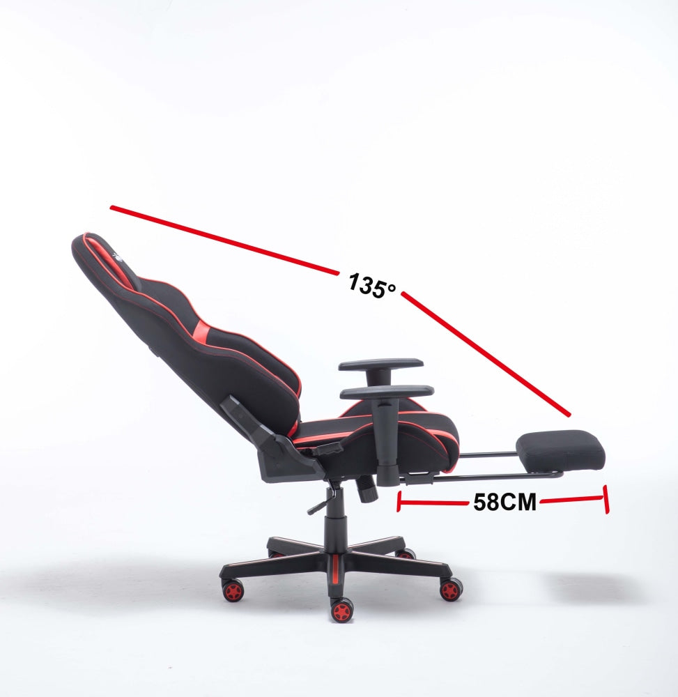 WarFrame Iron Man Gaming Computer Office Chair - Red Fast shipping On sale
