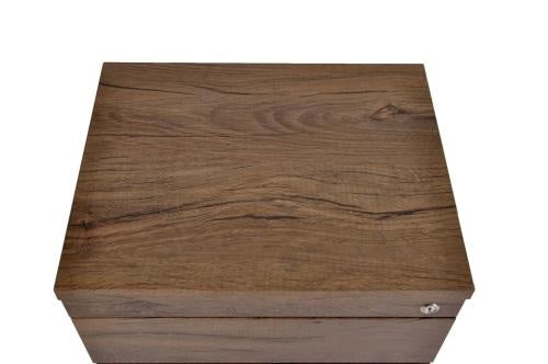 Weslea File Pedestal on Castors - Antique Oak Filing Cabinet Fast shipping On sale