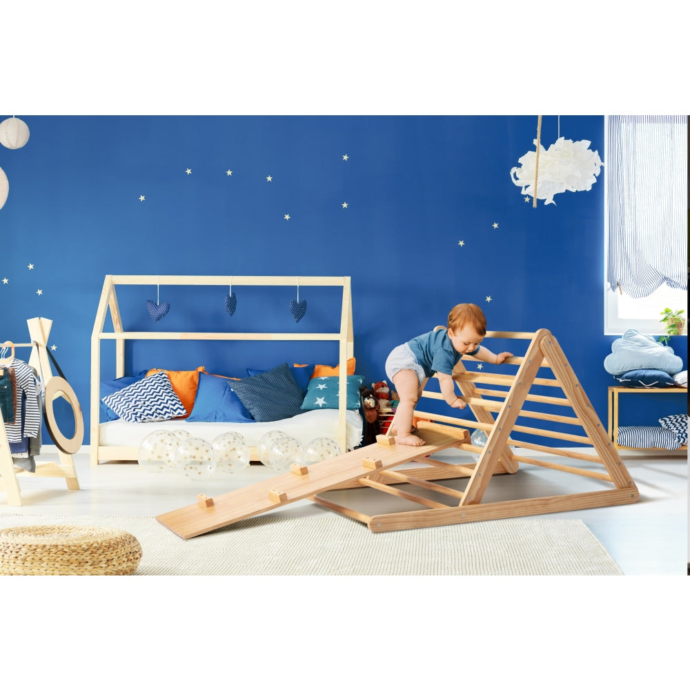 Wooden Kids Play Toys Activity Ladder - Natural Furniture Fast shipping On sale