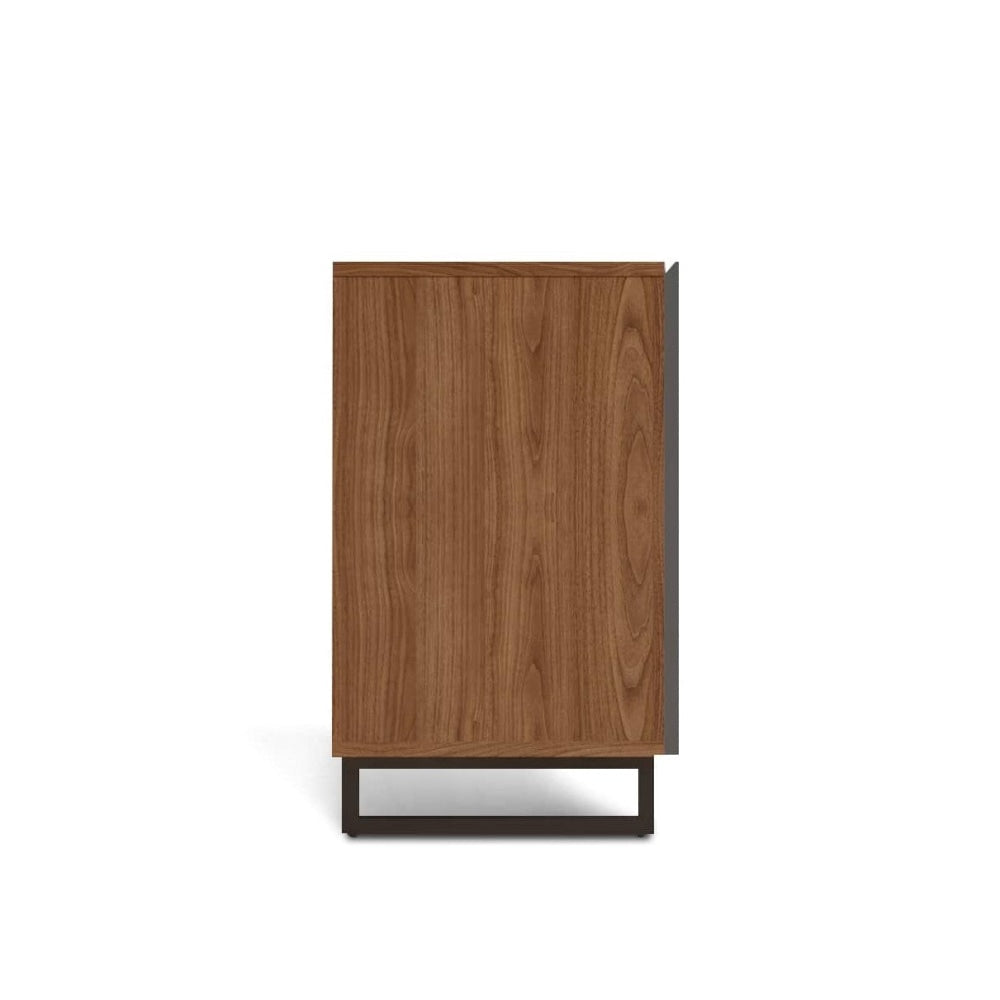 Zane Buffet Unit Sideboard W/ 3-Doors Storage Cabinet - Walnut/Charcoal & Fast shipping On sale