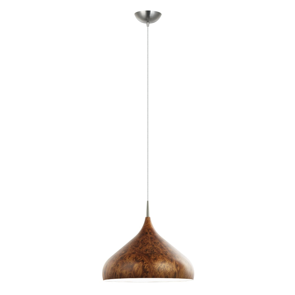 ZARA Pendant Lamp Light Interior ES Burl Wood Dome OD420mm Fast shipping On sale