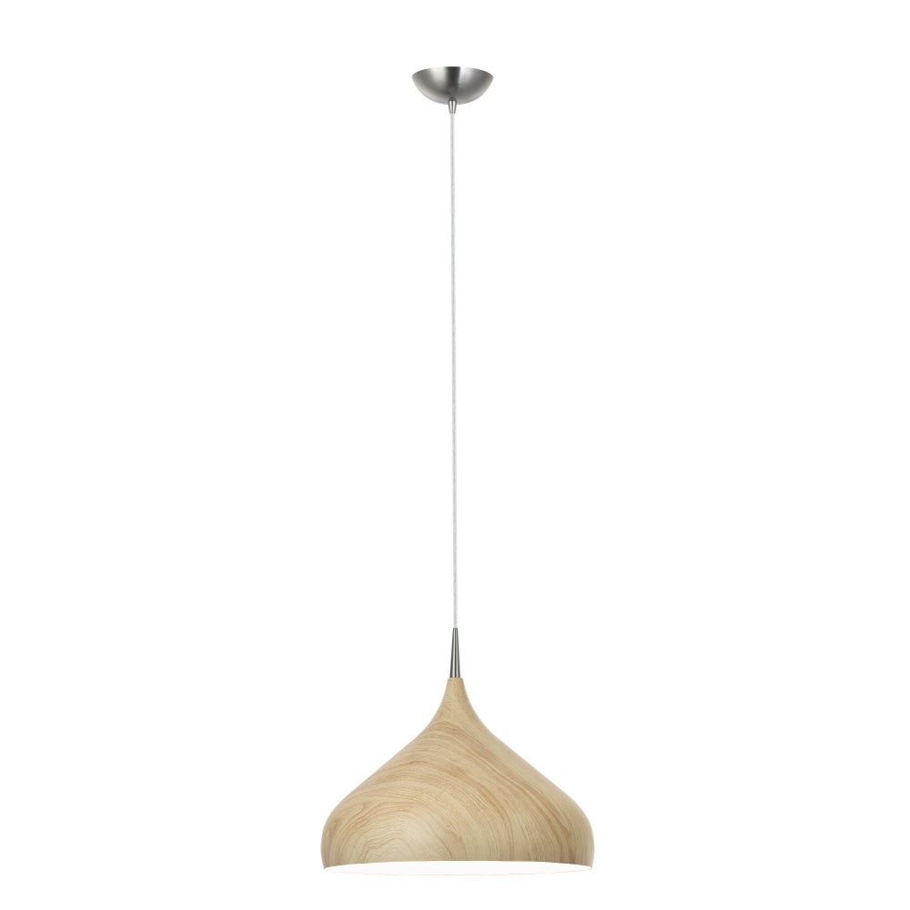 ZARA Pendant Lamp Light Interior ES Oak Wood Dome OD420mm Fast shipping On sale