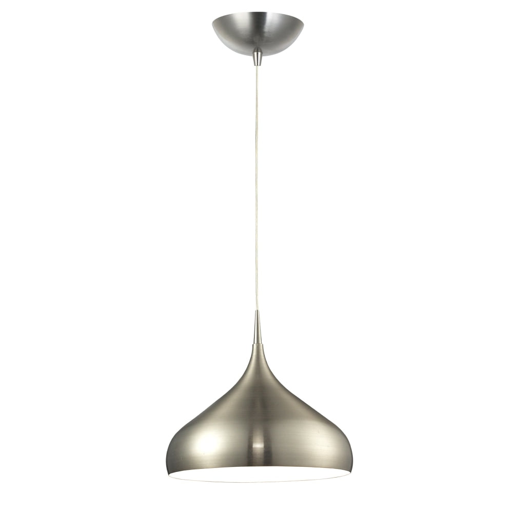 ZARA Pendant Lamp Light Interior ES Satin Nickel Dome OD420mm Fast shipping On sale