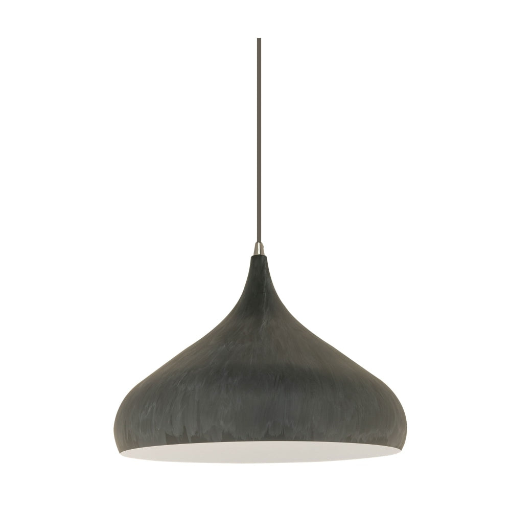 Zion Elegant Metal Dome Pendant Light Lamp - Cement Fast shipping On sale