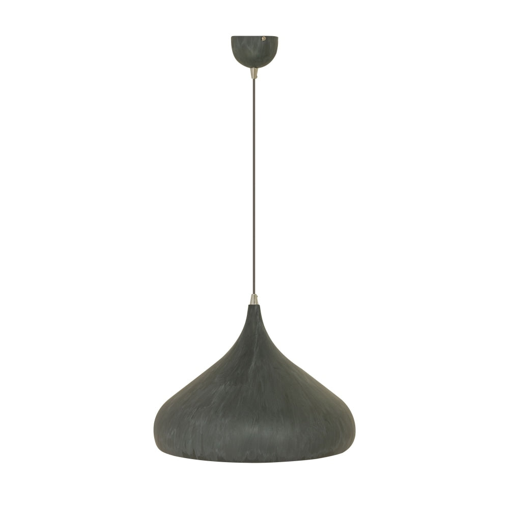 Zion Elegant Metal Dome Pendant Light Lamp - Cement Fast shipping On sale