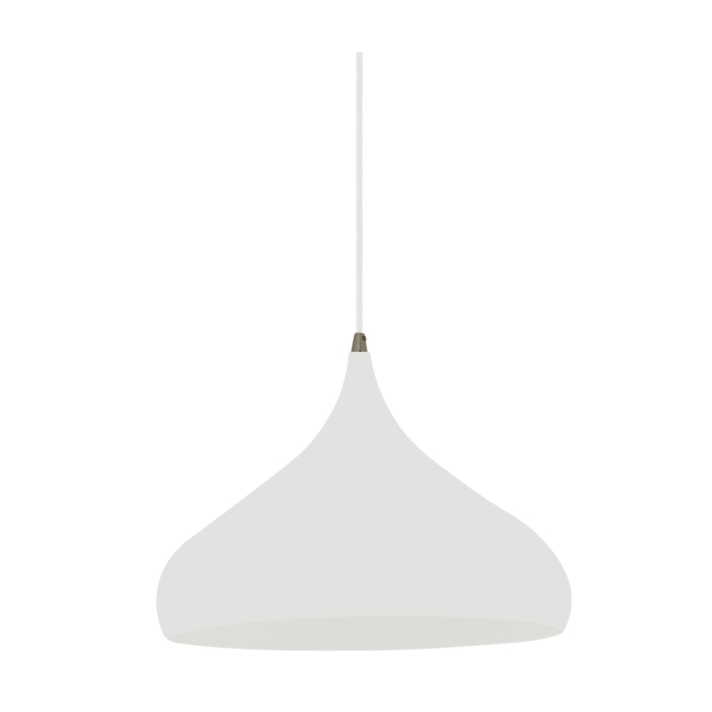 Zion Elegant Metal Dome Pendant Light Lamp - White Fast shipping On sale